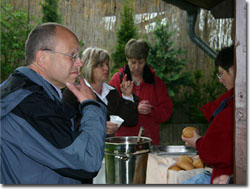 Erste Nahrungsaufnahme